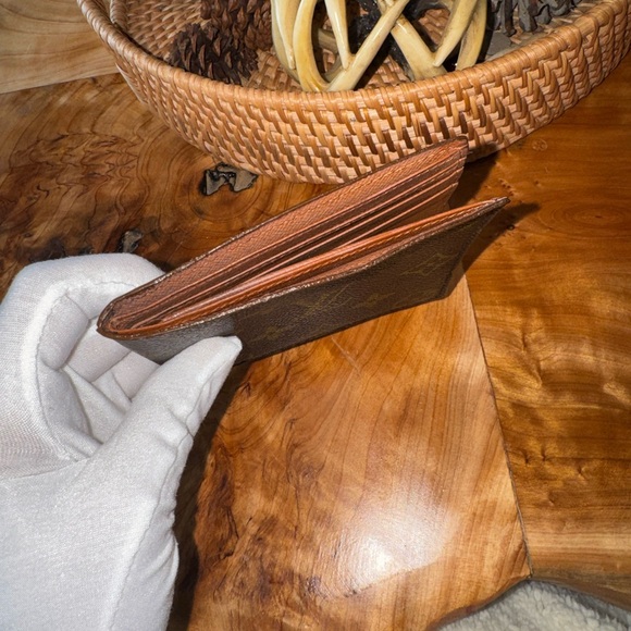 Louis Vuitton Monogram Porte Billets Cartes Credit Bifold Wallet vintage 1994 - Picture 4 of 17